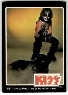 1979 Donruss Rock Stars Card #66 Kiss (Peter Criss)