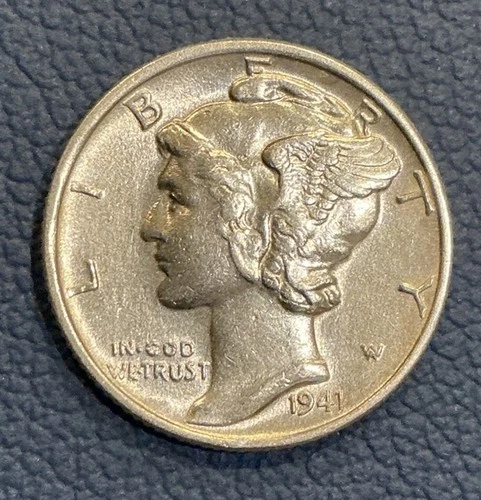 1941 Mercury Dime – Uncirculated 90% Silver Dime