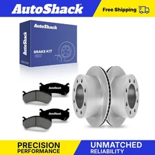 Rear Brake Rotors Premium Ceramic Pads for Chevy Silverado 3500 HD 6.6L V8