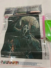 5D DIY Diamond Art Painting Craft-Horror Movie Character Ghostface (20cmx25cm)
