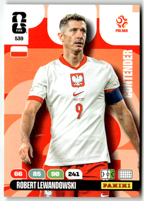 Panini FIFA World Cup Adrenalyn 2026 No. 539 Robert Lewandowski Contender
