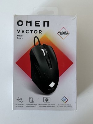 OMEN Vector Gaming Mouse Wired USB RGB Programmable Buttons 16000 DPI Black