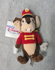 NWT - Disney Store - Timothy Mouse - Dumbo - Mini Bean Bag Plush - 8"