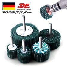 5PCS Vlies F&auml;cherschleifer 25/30/40/50/60mm Schleifmop Vliesschleifer Vliesmop