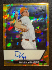 2026 Leaf Metal Dylan Volantis Gold Crystal Auto 1/1 #BA-DV1 Texas