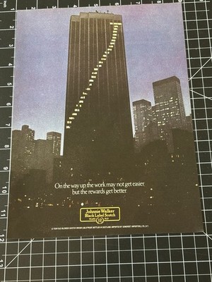 Vtg Print Ad 1979 Johnnie Walker Black Label Scotch 12 Year Whisky Liquor AD