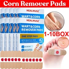 420 pcs Corn Removal Plasters Protective Foot Plaster Pads Patches Wart Plantar