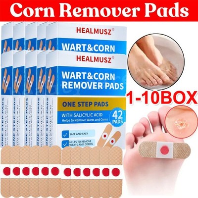 420 pcs Corn Removal Plasters Protective Foot Plaster Pads Patches Wart Plantar