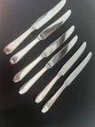 STERLING  KNIVES CASCADE BY  TOWLE   SET 6 DINNER KNIVES 9 INCH !