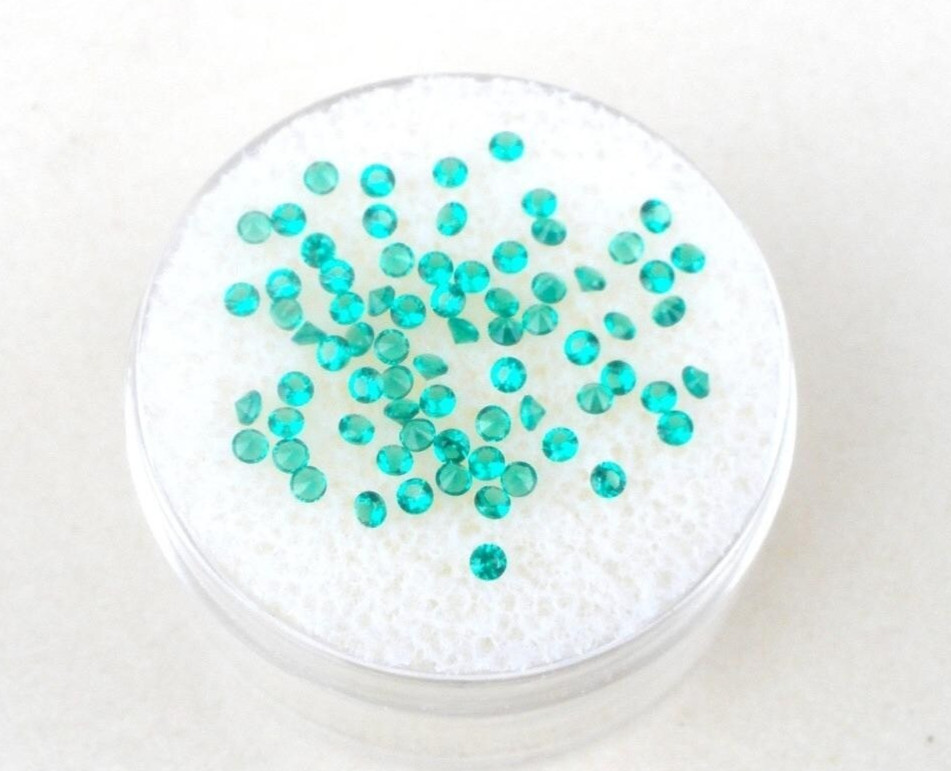 Certified Natural Paraiba Tourmaline 4 MM 20 Piece Blue Round Cut Loose Gemstone