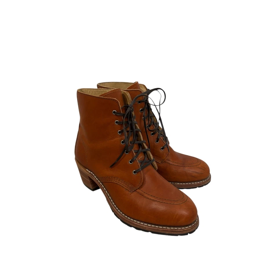 Botas Red Wing para mujer 9 Clara Tacón Oro Marrón Legado Cuero Puntera Sin usar, en caja Foto 2 de 4
