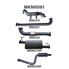 MANTA 3" Exhaust with Mufflers for Nissan Pathfinder R51 2.5L Spanish Built