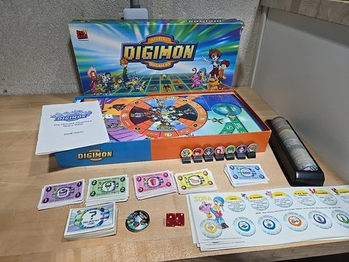 Vintage Digimon Digital Monsters Ultimate Adventure Board Game Complete 90s 