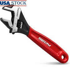 6 Inch Adjustable Wrench Chrome Vanadium Steel Ratchet Tool Auto Repair New