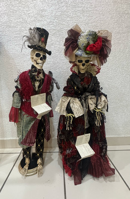Rare Mark Roberts Fashion Skeleton Mr. & Mrs. 31  LE #14/200 Complete Set w/ Box