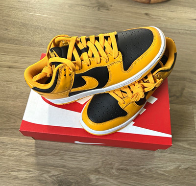 Nike Dunk Low Retro Sneaker Schwarz/Gelb/Weiß EU 41 US 8 UK 7 DD1391 004