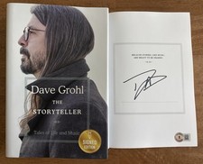 DAVE GROHL SIGNED THE STORYTELLER BOOK SINGER FOO FIGHTERS NIRVANA - BECKETT COA