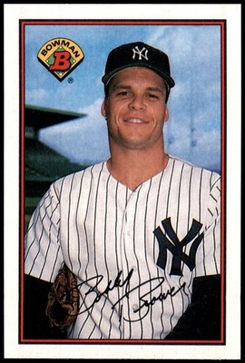 Bob Brower New York Yankees 1989 Bowman Baseball Card #182