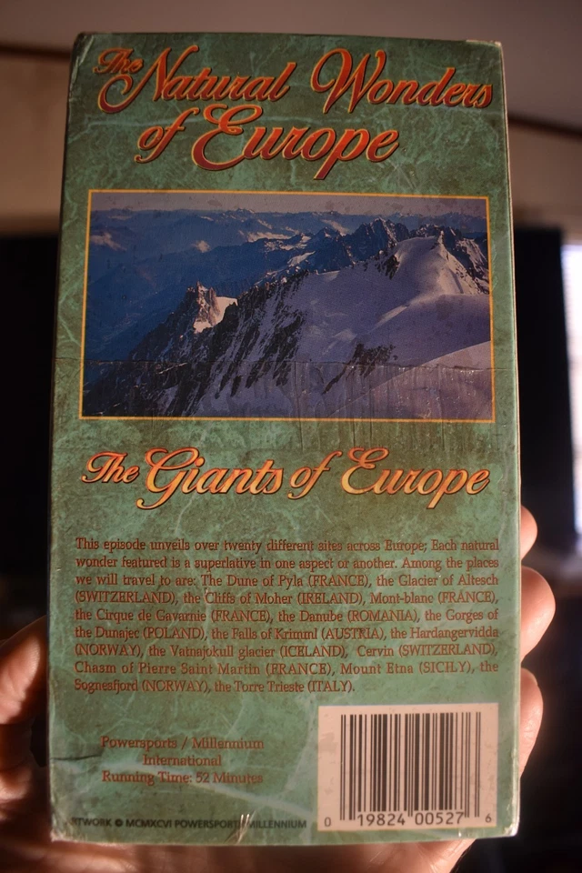 The Natural Wonders of Europe: The Giants Of Europe VHS 1996 BRAND NEW - Image 3 of 3