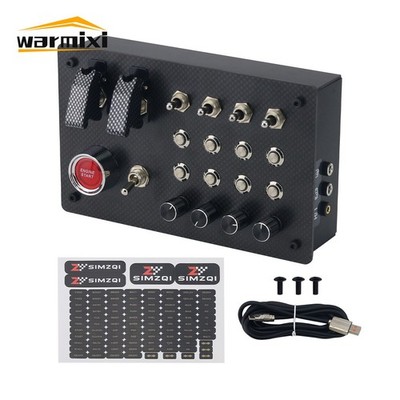 ZQSR Horizontal Button Box SIM Racing Control Box Racing Simulator for Fanatec