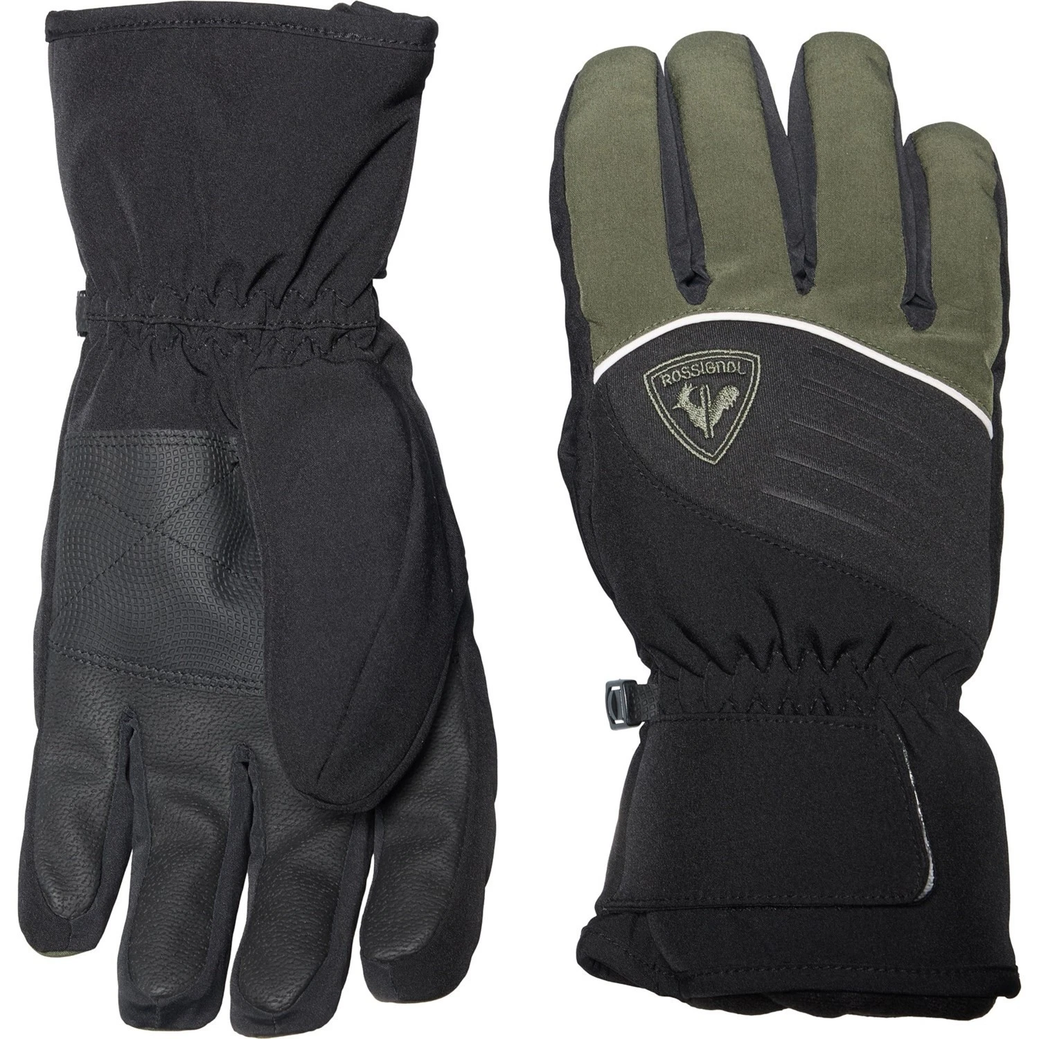 NWT Rossignol Men's HW Touch-Fasten Ski Cuff Gloves - Waterproof, Insulated
