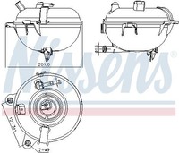 AusgleichsbehäLter, KüHlmittel Nissens 996130 FüR Audi Seat Skoda VW