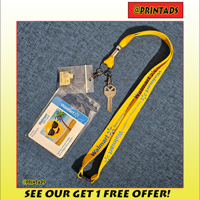 Walmart $0 Value Sunshine Gift Card + Blank Key + Lanyard + Enamel Pin #8