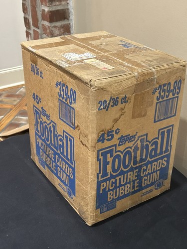 1989 Topps Football Wax Box From A Sealed Case 36 Packs Loaded With HOF Players - Picture 7 of 13