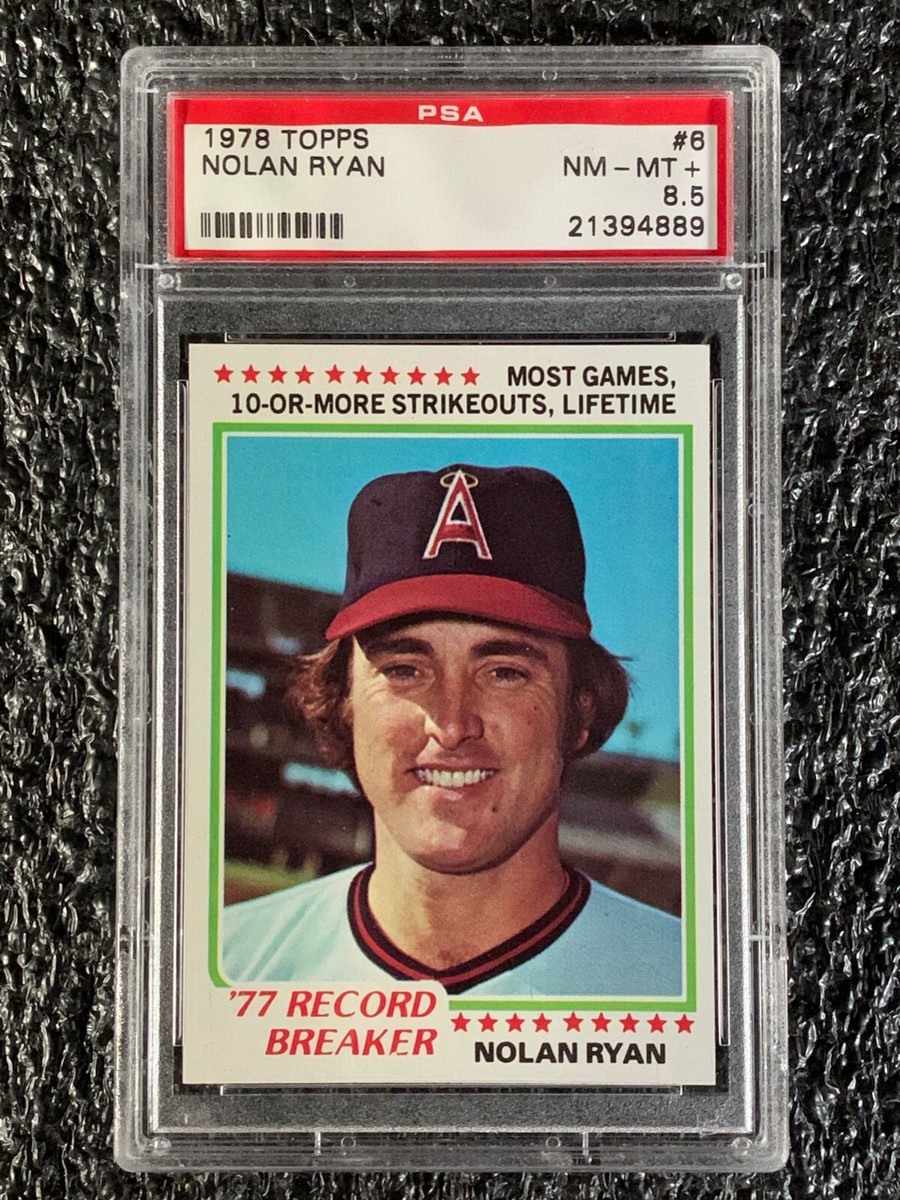 1978 Topps Baseball #6 Nolan Ryan PSA 8.5 | eBay