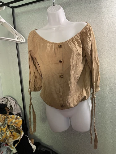 Women’s Tan Work Shirt