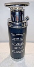Vintage Thirst Extinguisher Fire Firefighter Musical Cocktail Shaker Japan Black