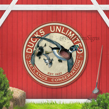 Ducks Unlimited Vinyl Sticker Waterproof
