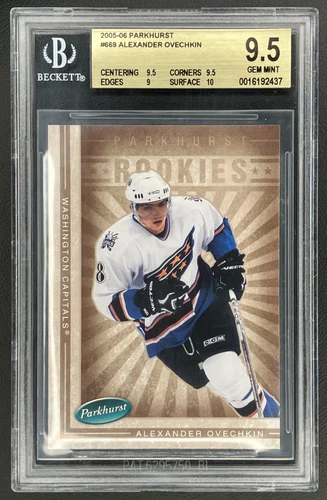 2005-06 Parkhurst #669 Alexander Ovechkin RC BGS 9.5
