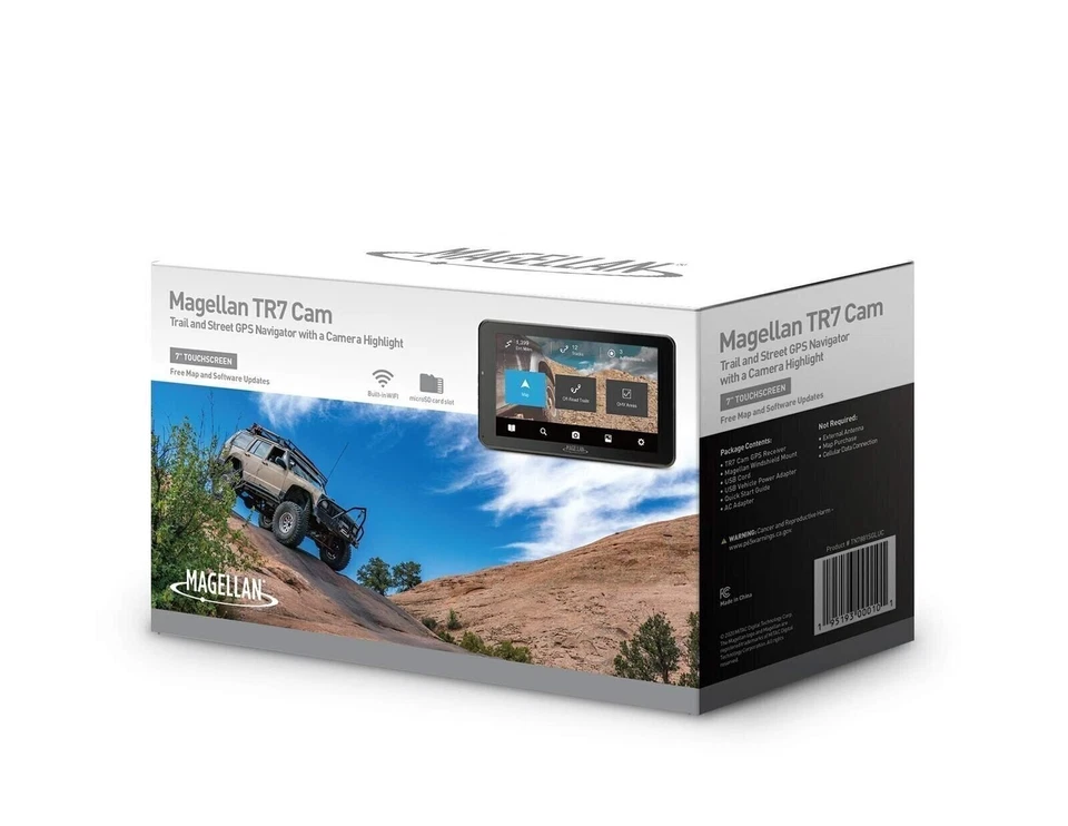Magellan TN7881SGLUC TR7 Trail and Street GPS Navigator with A Camera - Image 3 of 4