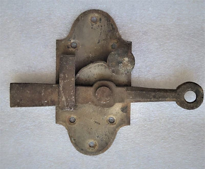 Ancien 1 grand targette loquet ressort - Tire droite - - Photo 1/2