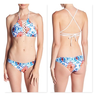 L*Space Under Kaleidoscope Dreams Bikini Nikki lace up top emma