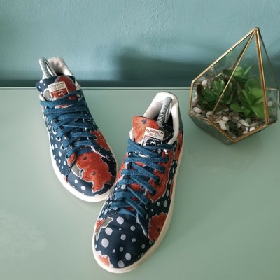 stan smith graphic floral shoes