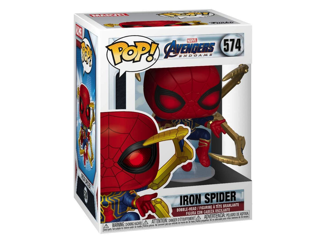 iron spider pop vinyl with legs