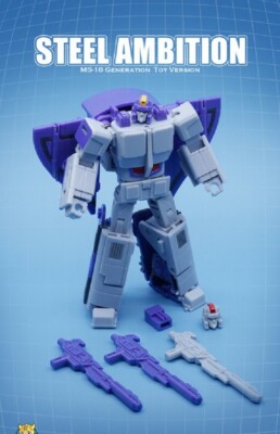 Astrotrain MFT MS-18 Decepticon Triple Changers G1 Deformabl Toy 5.5'' In Box