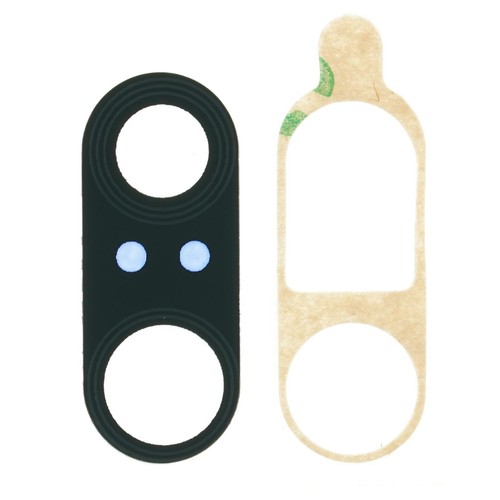 Kit Riparazione Lente Fotocamera Posteriore Per Huawei P20 Pro – 2 Vetri Con Pinzette, Nero - 4