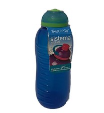 NEW Sistema Twist 'n' Sip 330ml Blue Bottle