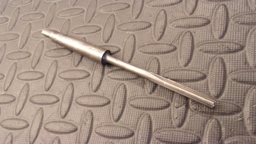 .252" Carbide Tip #1MT Taper Shank Reamer, 5-3/4" Lg., Unknown Make