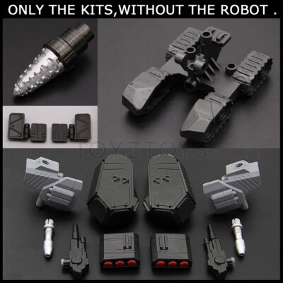 Drill / Gun Upgrade Kit for Siege Megatron/NETFL Megatron IDW Miners Set Voyager