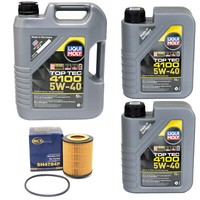 MotoröL Set Top Tec 4100 5W-40 Liqui Moly 7 Liter + ÖLfilter FüR Audi A6 Avant