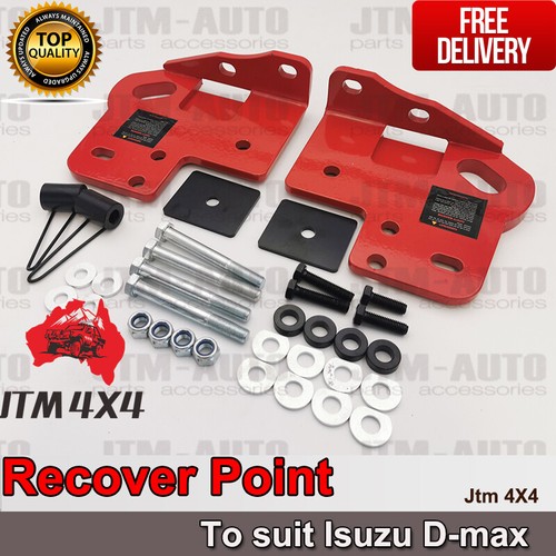 Recovery Tow Point Kit 5 Tonne & Hitch for Isuzu Dmax Dmax Mux 2012