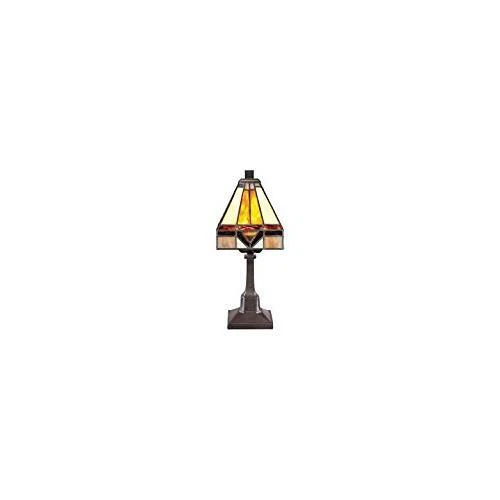 Quoizel TF1021TVB 1-Light Tiffany Table Lamp in Vintage Bronze - Picture 3 of 7