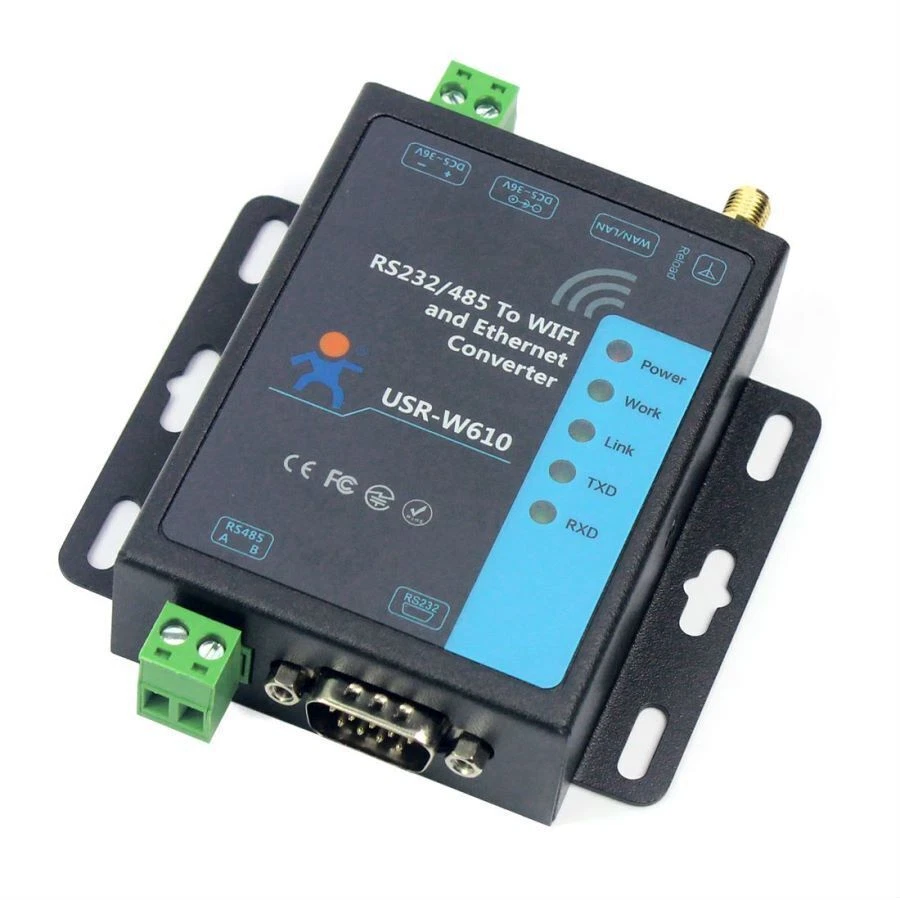 Mode to Converter Modbus TCP RS232/485 USR-W610 Wifi Ethernet Port Multiple New - Image 3 of 4