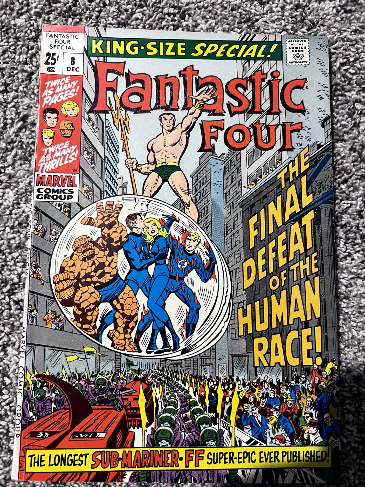 Fantastic Four annual #8 F- The Final Defeat of The Human Race