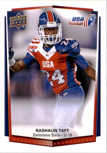 2015 Upper Deck USA Football Rashaun Taft #95