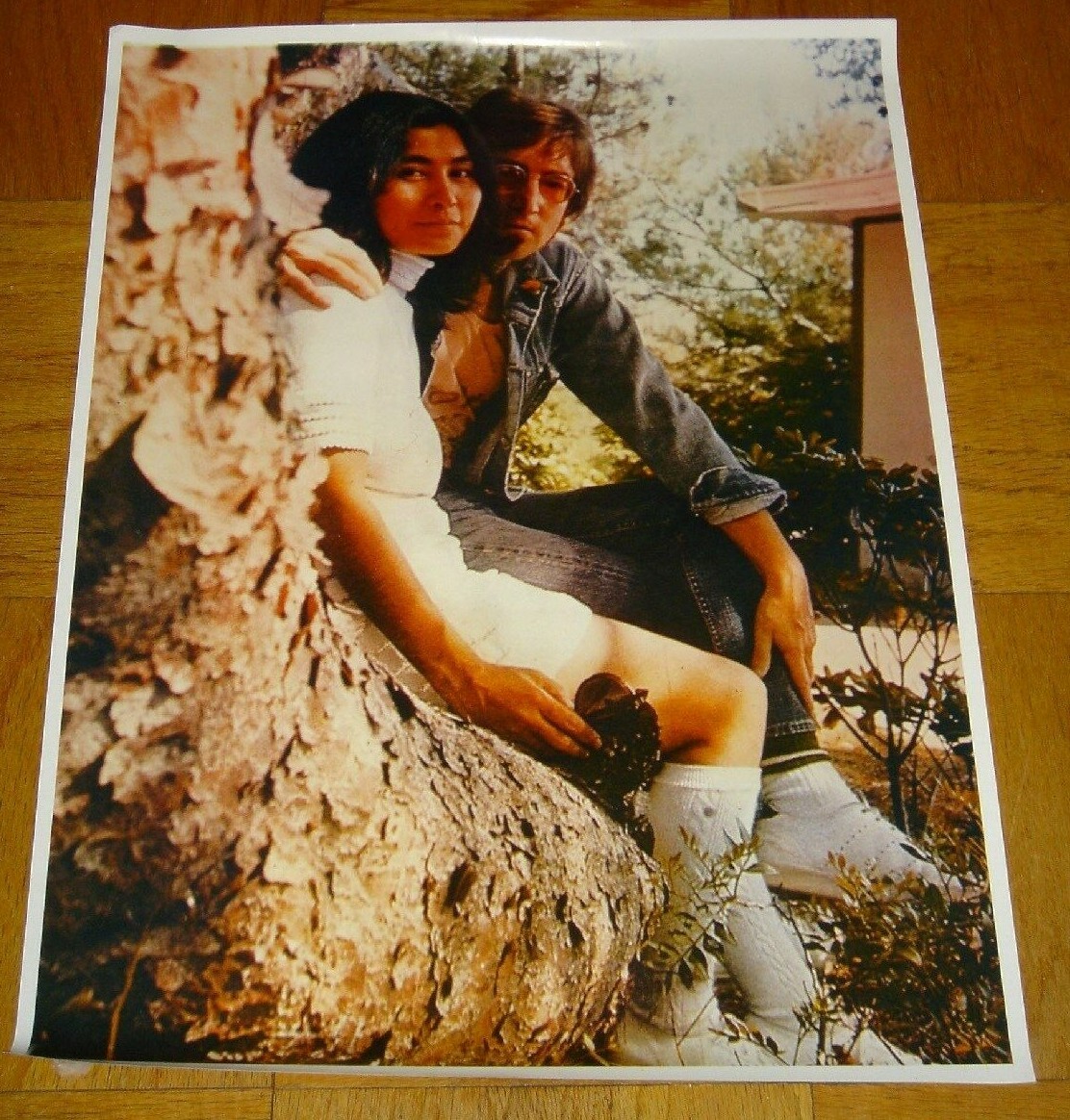 John Lennon Yoko Ono Rare 23 x 17 Mint Original Poster Collectable